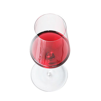 Unique 220ml Crystal Clear Stemless Wine Glasses  For Wedding Party Custom Logo Burgundy Glasses
