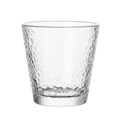 Custom Clear 296ML  Drinking Glasses For Beer Juic Milk With Gold Rim Bow Icon Glasses Tumbler Set Of 5