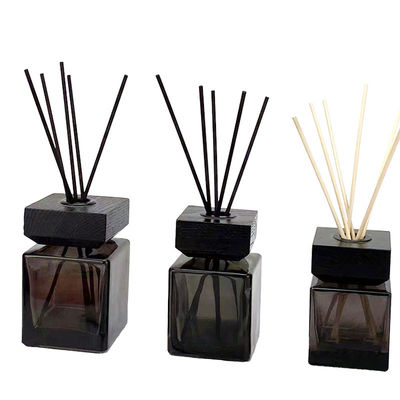Premium Square Glass Reed Diffuser Bottle|Lead-Free|Wholesale Bulk|Leak-Proof|Factory Custom Logo/OEM