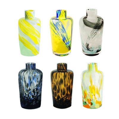 Eco-Friendly Hand Blown Glass Reed Diffuser Bottles - 500/200ml Wholesale, Custom Logo, Bulk Order