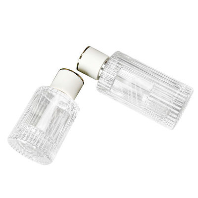 Custom Logo Round 30ml 50ml Crystal Perfume Bottle For Man Empty Refillable Glass Bottle With Box