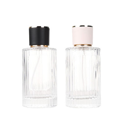 Custom Logo Round 30ml 50ml Crystal Perfume Bottle For Man Empty Refillable Glass Bottle With Box