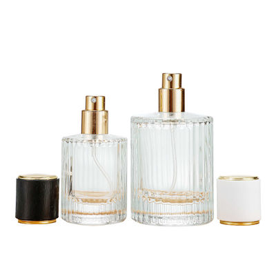 Custom Logo Round 30ml 50ml Crystal Perfume Bottle For Man Empty Refillable Glass Bottle With Box