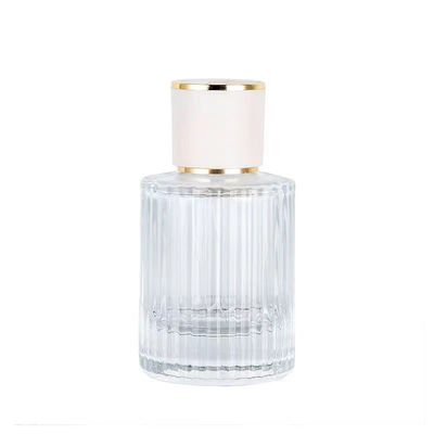 Custom Logo Round 30ml 50ml Crystal Perfume Bottle For Man Empty Refillable Glass Bottle With Box