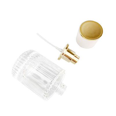Custom Logo Round 30ml 50ml Crystal Perfume Bottle For Man Empty Refillable Glass Bottle With Box