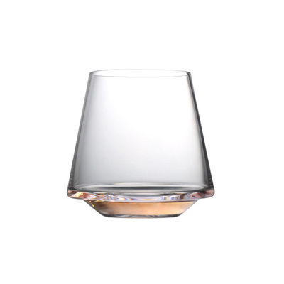 Custom 210ml Crystal Clear Trumpet Shaped Burgundy Wine Goblet for Weddings - Long Stem Design
