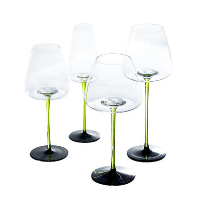 Custom Logo 4-Pack 12oz Lead-Free Crystal Clear Wine Glasses - Durable & Stylish for Any Occasion
