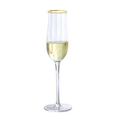 Bulk Wholesale Custom Logo 8-12OZ Lead Free Crystal Wedding Goblets Durable Clear & Dishwasher-Safe