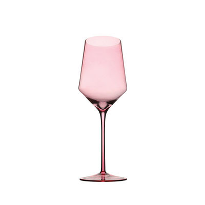 Bulk Custom Logo8- 12oz Lead-Free Crystal Rainbow Plated Weddings Wine Glasses Stylish & Durable