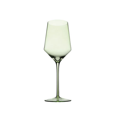 Bulk Custom Logo8- 12oz Lead-Free Crystal Rainbow Plated Weddings Wine Glasses Stylish & Durable