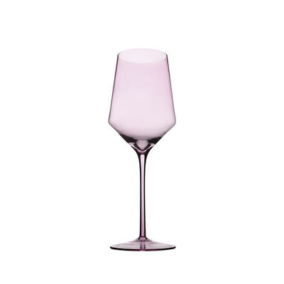 Bulk Custom Logo8- 12oz Lead-Free Crystal Rainbow Plated Weddings Wine Glasses Stylish & Durable