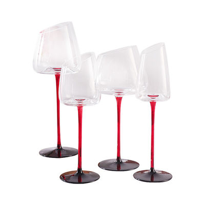 Wholesale Custom Logo12OZ Lead-Free Crystal Wedding Goblets Shatterproof & Commercial Dishwasher Safe