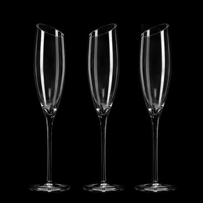 Custom Laser-Engraved Logo 6-10oz Luxury Crystal Champagne Events Flutes – Commercial-Grade& Stylish