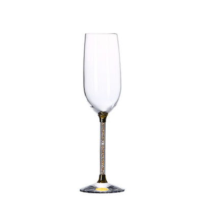 6-10OZ Bulk Crystal Champagne Flutes | Lead-Free Chip-Resistant Glassware for Hotels/Weddings
