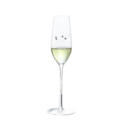 B2B Bulk:Custom 6-10oz Tempered Crystal Flutes | Hotel Bulk Glassware Lead-Free Chip-Resistant