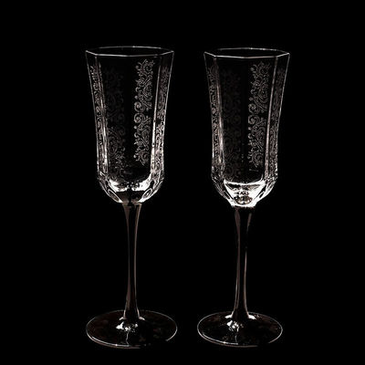 Custom 6–10oz Lead-Free Crystal Clear Stemware | Shatterproof Hotel-Grade Drinkware with Laser Logo
