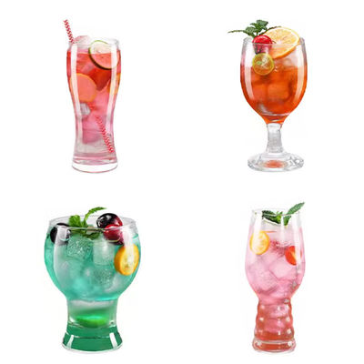 Custom 6oz-13oz Bulk Orders Lead-Free Crystal Cocktail Glasses Set For Martinis Mojitos & Tom Collins