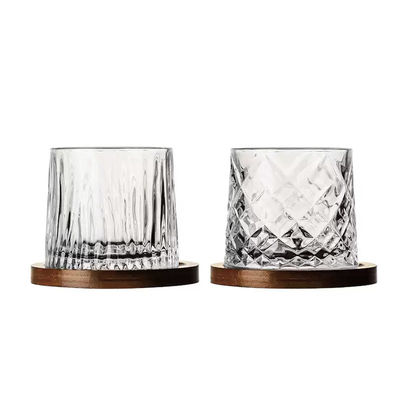 Bulk Custom Laser-Engraved 9oz Crystal Whiskey Glasses Tasting Tumblers for Wineries & Luxury Resorts