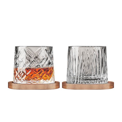 Bulk Custom Laser-Engraved 9oz Crystal Whiskey Glasses Tasting Tumblers for Wineries & Luxury Resorts
