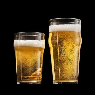Food-Safe Glass | Custom 9 -16oz Beer Glasses | Factory-Direct Wholesale | B2B Bulk Pricing Options