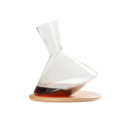 Wholesale Bulk Hand-Blown Lead-Free Crystal Wine Decanter & Aerator | 750ml Carafe for Distributors