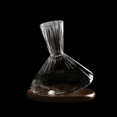 Wholesale Bulk Hand-Blown Lead-Free Crystal Wine Decanter & Aerator | 750ml Carafe for Distributors