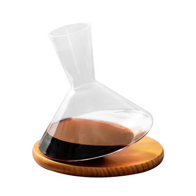 Wholesale Bulk Hand-Blown Lead-Free Crystal Wine Decanter & Aerator | 750ml Carafe for Distributors
