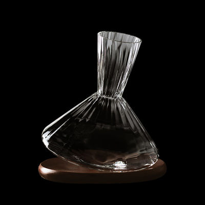 Wholesale Bulk Hand-Blown Lead-Free Crystal Wine Decanter & Aerator | 750ml Carafe for Distributors