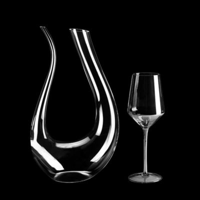 Wholesale Bulk Hand-Blown Lead-Free Crystal Wine Decanter & Aerator | 1400ml Carafe for Distributors