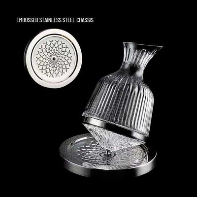 Wholesale Bulk Artisan-Crafted Lead-Free Crystal Wine Decanter & Aerator | 750mL Distributor Carafe