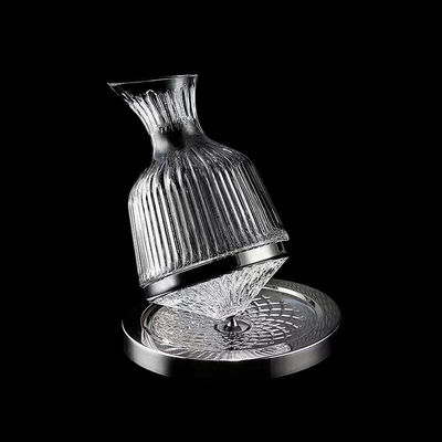 Wholesale Bulk Artisan-Crafted Lead-Free Crystal Wine Decanter & Aerator | 750mL Distributor Carafe