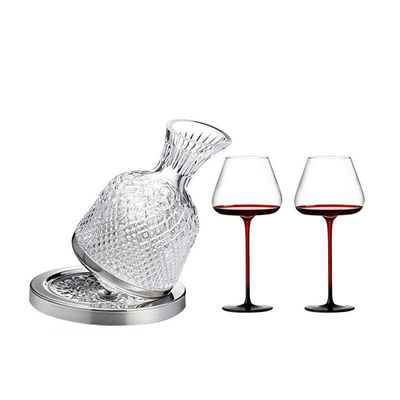 Wholesale Bulk Artisan-Crafted Lead-Free Crystal Wine Decanter & Aerator | 750mL Distributor Carafe