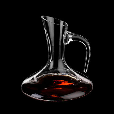 Wholesale Bulk Artisan-Crafted Lead-Free Crystal Wine Decanter & Aerator | 1400mL Distributor Carafe