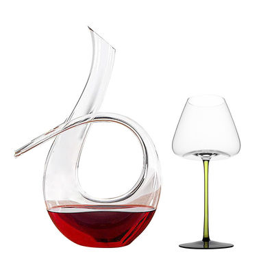 Wholesale Bulk Artisan-Crafted Lead-Free Crystal Wine Decanter Aerator | 1500mL Distributor-Ready Carafe