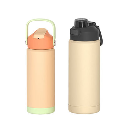 Custom Bulk 18-32oz Stainless Steel Vacuum Bottles w/ Straw/Handle | FDA Passed, BPA-Free, Heavy-Duty