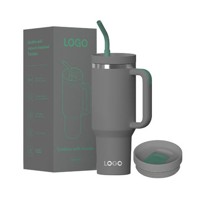 Wholesale Custom 40oz Stainless Steel Vacuum Bottles w/Handle | FDA-Approved, BPA-Free, Heavy-Duty