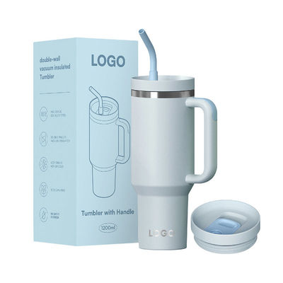 Wholesale Custom 40oz Stainless Steel Vacuum Bottles w/Handle | FDA-Approved, BPA-Free, Heavy-Duty