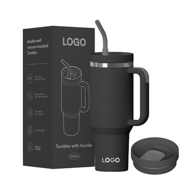 Wholesale Custom 40oz Stainless Steel Vacuum Bottles w/Handle | FDA-Approved, BPA-Free, Heavy-Duty