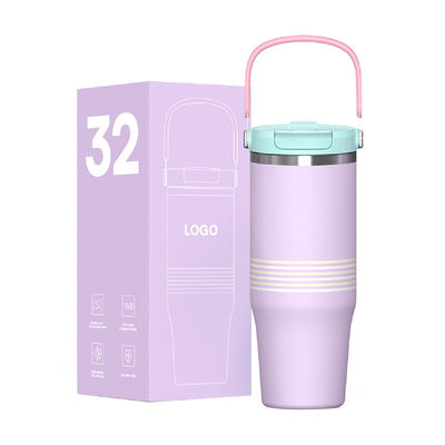 Bulk Custom 18-32oz Stainless Steel Insulated Bottlesw/Handle | FDA-Approved, BPA-Free, Heavy-Duty