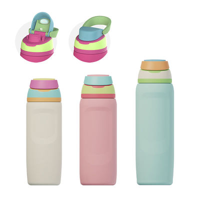 Bulk Custom 16oz Stainless Steel Vacuum Bottles W/Handle | FDA-Approved, BPA-Free, Commercial-Grade
