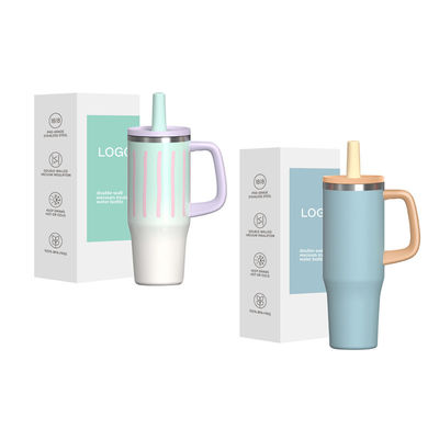 Wholesale Custom 32oz Insulated Stainless Steel Bottles W/Handle |BPA-Free, Industrial-Strength