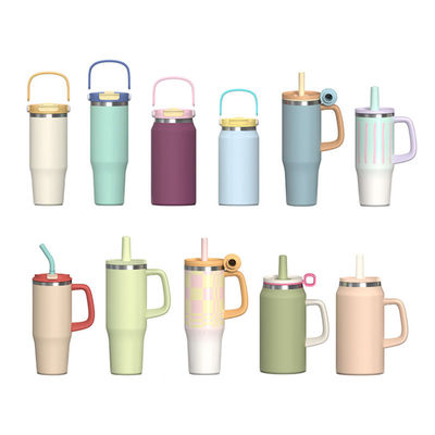 Wholesale Custom 32oz Insulated Stainless Steel Bottles W/Handle |BPA-Free, Industrial-Strength