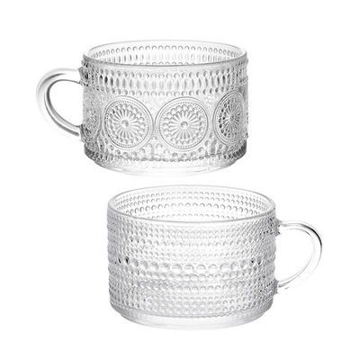 Premium Crystal 450ml Glass Water Cups | Food-Grade, Customizable, FDA/LFGB Certified | Bulk Orders Welcome