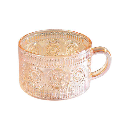 Premium Crystal 450ml Glass Water Cups | Food-Grade, Customizable, FDA/LFGB Certified | Bulk Orders Welcome