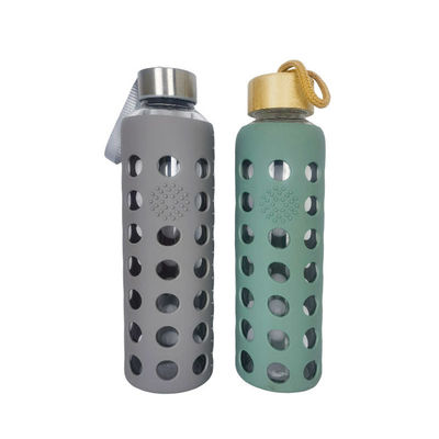 Bulk 16oz Leak-Proof Glass Hydration Bottles | FDA-Approved BPA-Free | Tiered Pricing + Laser Engraving