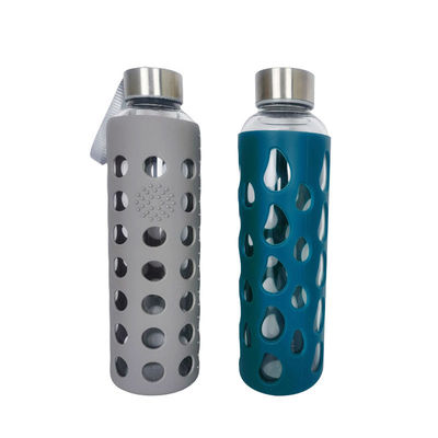 Bulk 16oz Leak-Proof Glass Hydration Bottles | FDA-Approved BPA-Free | Tiered Pricing + Laser Engraving