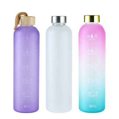 Bulk 18oz Leak-proof Glass Water Bottles | FDA-Certified BPA-Free|Tiered Pricing+Laser Engraving