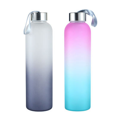 Bulk 18oz Leak-proof Glass Water Bottles | FDA-Certified BPA-Free|Tiered Pricing+Laser Engraving