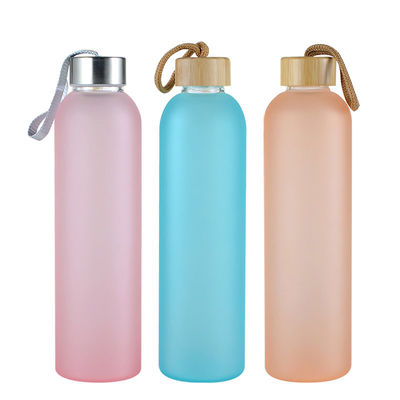 Bulk 18oz Leak-proof Glass Water Bottles | FDA-Certified BPA-Free|Tiered Pricing+Laser Engraving