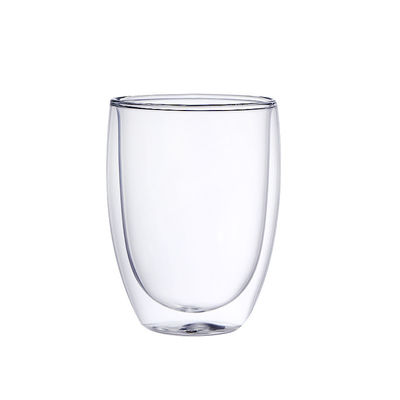 Custom 12oz Double Layer Coffee Mugs|Bulk Order BPA-Free Heatproof Glass Cups|Corporate Promotional Gifts